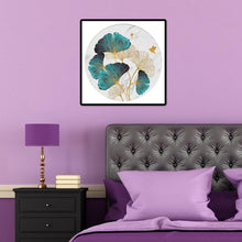 Charger l'image dans la galerie, Feuille de lotus - diamant rond complet - 40x40cm