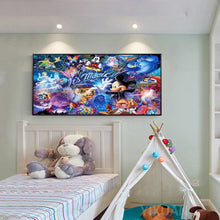 Charger l'image dans la galerie, Ensemble de couleur de souris de dessin animé - diamant rond complet - 80x40cm