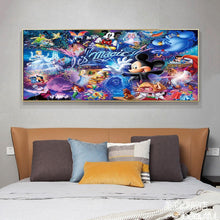 Charger l'image dans la galerie, Ensemble de couleur de souris de dessin animé - diamant rond complet - 80x40cm