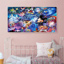 Charger l'image dans la galerie, Ensemble de couleur de souris de dessin animé - diamant rond complet - 80x40cm