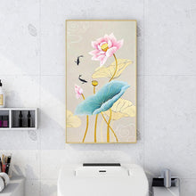 Charger l'image dans la galerie, Lotus de poisson - diamant rond complet - 45x85cm