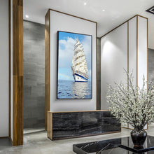 Charger l'image dans la galerie, Navire - diamant rond complet - 45x85cm