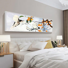 Charger l'image dans la galerie, Oiseau de branche - diamant rond complet - 80x30cm