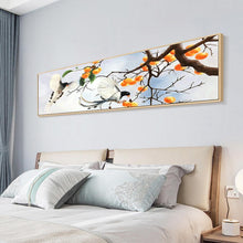 Charger l'image dans la galerie, Oiseau de branche - diamant rond complet - 80x30cm