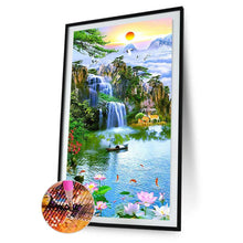 Charger l'image dans la galerie, Fantasy nature set - diamant rond complet - 45x85cm