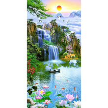 Charger l'image dans la galerie, Fantasy nature set - diamant rond complet - 45x85cm