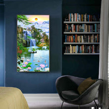 Charger l'image dans la galerie, Fantasy nature set - diamant rond complet - 45x85cm