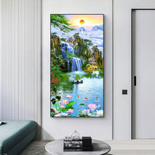 Charger l'image dans la galerie, Fantasy nature set - diamant rond complet - 45x85cm