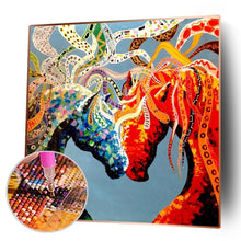 Charger l'image dans la galerie, Cheval de fantaisie - diamant rond complet - 40x40cm