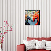 Charger l'image dans la galerie, Cheval de fantaisie - diamant rond complet - 40x40cm