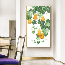 Charger l'image dans la galerie, 45x85cm vigne de calebasse - diamant rond complet - 45x85cm