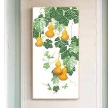 Charger l'image dans la galerie, 45x85cm vigne de calebasse - diamant rond complet - 45x85cm