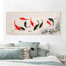 Charger l'image dans la galerie, Poisson - diamant rond complet - 100x50cm