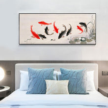 Charger l'image dans la galerie, Poisson - diamant rond complet - 100x50cm