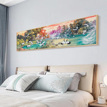 Charger l'image dans la galerie, Flocks de grue - diamant rond complet - 80x30cm