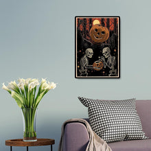 Charger l'image dans la galerie, Halloween - diamant rond complet - 30x40cm