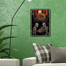 Charger l'image dans la galerie, Halloween - diamant rond complet - 30x40cm
