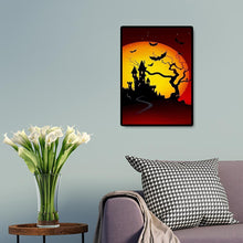Charger l'image dans la galerie, Halloween - diamant rond complet - 30x40cm