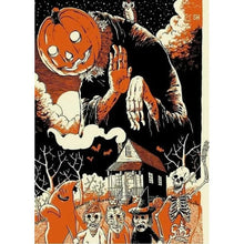 Charger l'image dans la galerie, Halloween - diamant rond complet - 30x40cm