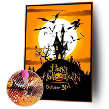 Charger l'image dans la galerie, Halloween - diamant rond complet - 30x40cm