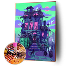 Charger l'image dans la galerie, Halloween - diamant rond complet - 30x40cm