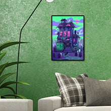 Charger l'image dans la galerie, Halloween - diamant rond complet - 30x40cm