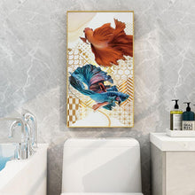 Charger l'image dans la galerie, Poisson - diamant rond complet - 50x100cm