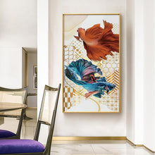 Charger l'image dans la galerie, Poisson - diamant rond complet - 50x100cm