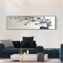 Charger l'image dans la galerie, Bois de branche d’arbre de 80x30cm - diamant rond complet - 80x30cm