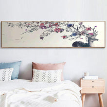 Charger l'image dans la galerie, Bois de branche d’arbre de 80x30cm - diamant rond complet - 80x30cm