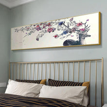 Charger l'image dans la galerie, Bois de branche d’arbre de 80x30cm - diamant rond complet - 80x30cm