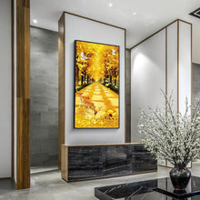 Charger l'image dans la galerie, 45x85cm cerf jaune blvd - diamant rond complet - 45x85cm