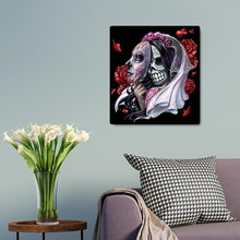 Charger l'image dans la galerie, Halloween animé - diamant rond complet - 30x40cm