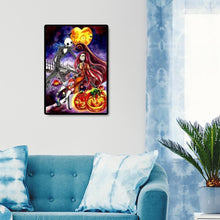 Charger l'image dans la galerie, Halloween animé - diamant rond complet - 30x40cm