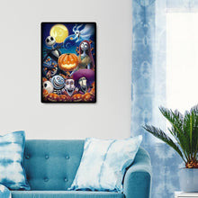 Charger l'image dans la galerie, Halloween animé - diamant rond complet - 30x40cm
