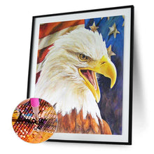 Charger l'image dans la galerie, Aigle - diamant rond complet - 30x40cm