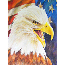 Charger l'image dans la galerie, Aigle - diamant rond complet - 30x40cm
