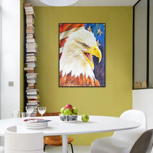 Charger l'image dans la galerie, Aigle - diamant rond complet - 30x40cm