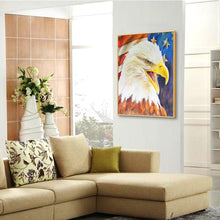 Charger l'image dans la galerie, Aigle - diamant rond complet - 30x40cm