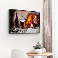 Charger l'image dans la galerie, Animal de chat - diamant rond complet - 40x30cm