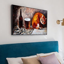 Charger l'image dans la galerie, Animal de chat - diamant rond complet - 40x30cm