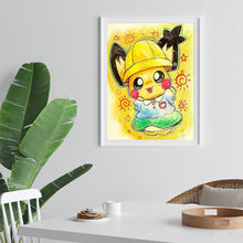 Charger l'image dans la galerie, Cartoon jaune - diamant rond complet - 30x40cm