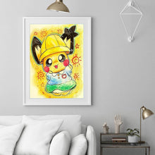 Charger l'image dans la galerie, Cartoon jaune - diamant rond complet - 30x40cm