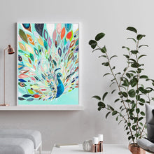 Charger l'image dans la galerie, Peafowl - diamant rond complet - 30x40cm