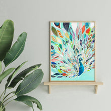 Charger l'image dans la galerie, Peafowl - diamant rond complet - 30x40cm