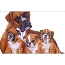 Charger l'image dans la galerie, Chien - diamant rond complet - 40x30cm