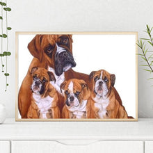 Charger l'image dans la galerie, Chien - diamant rond complet - 40x30cm