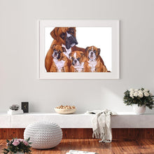 Charger l'image dans la galerie, Chien - diamant rond complet - 40x30cm