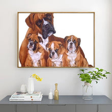 Charger l'image dans la galerie, Chien - diamant rond complet - 40x30cm