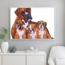Charger l'image dans la galerie, Chien - diamant rond complet - 40x30cm